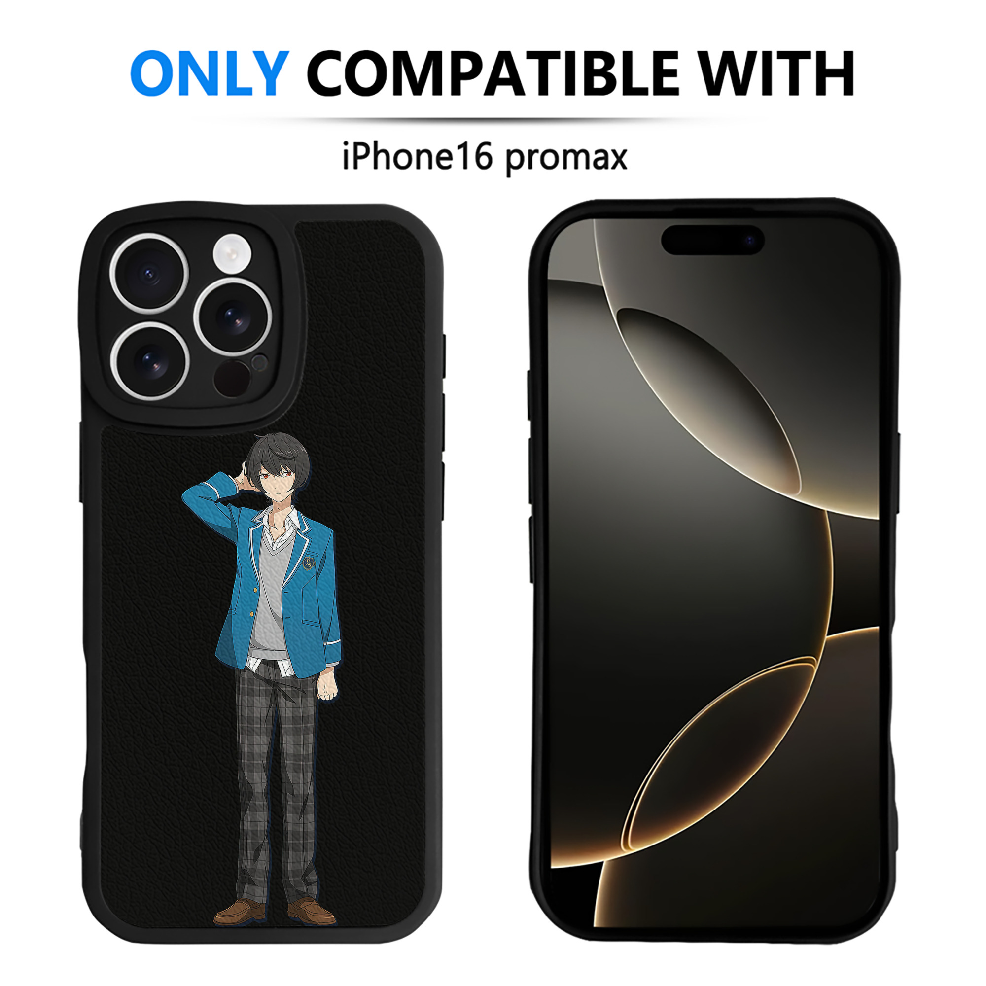 （画像用） あんさんぶるスターズ! Ensemble Stars 【iPhone 16シリーズ対応】シリコンスマホケース（レザー調） 材質：シリコン